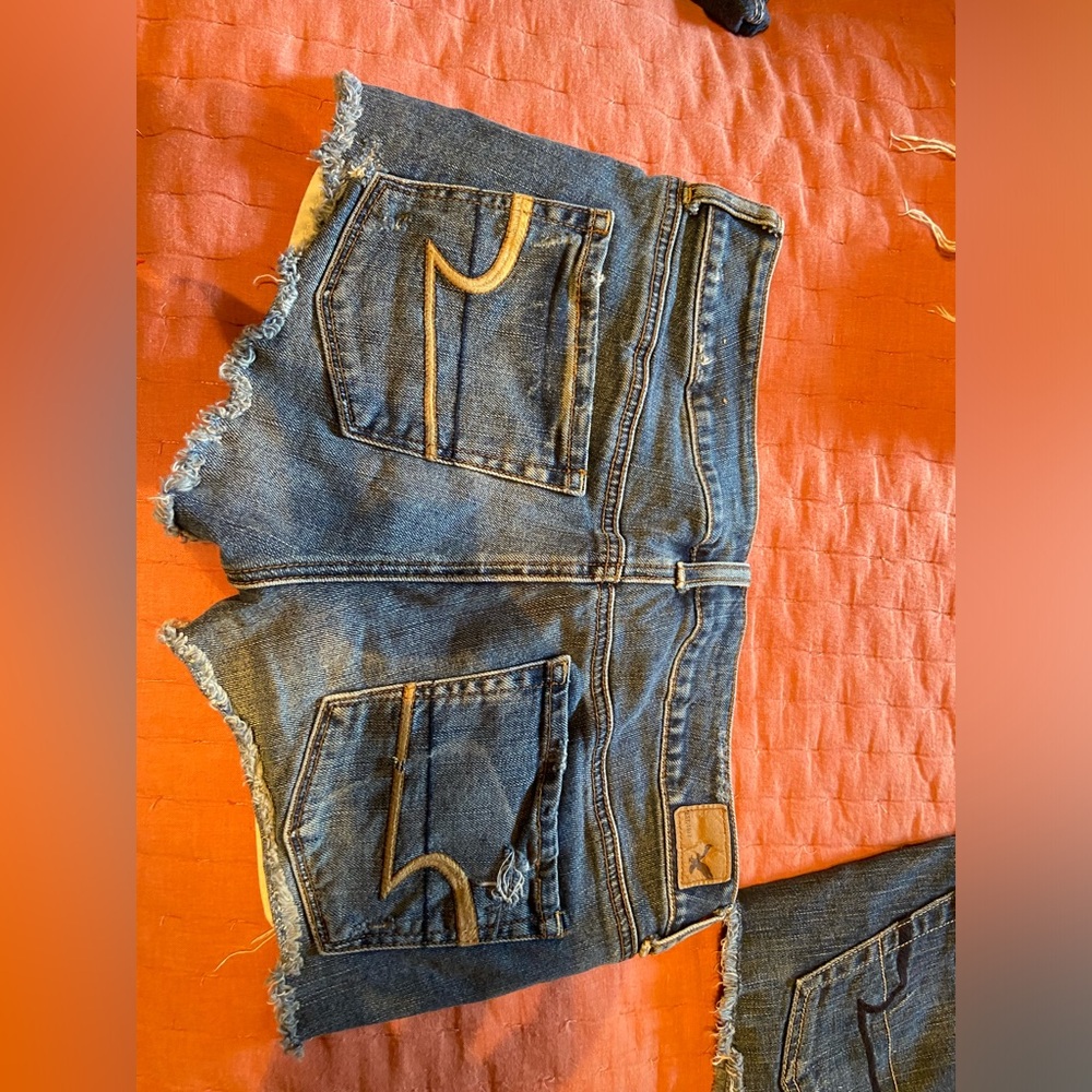 American Eagle shortie shorts size 8.